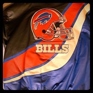 Jeff Hamilton Buffalo Bills Leather Bomber Jacket